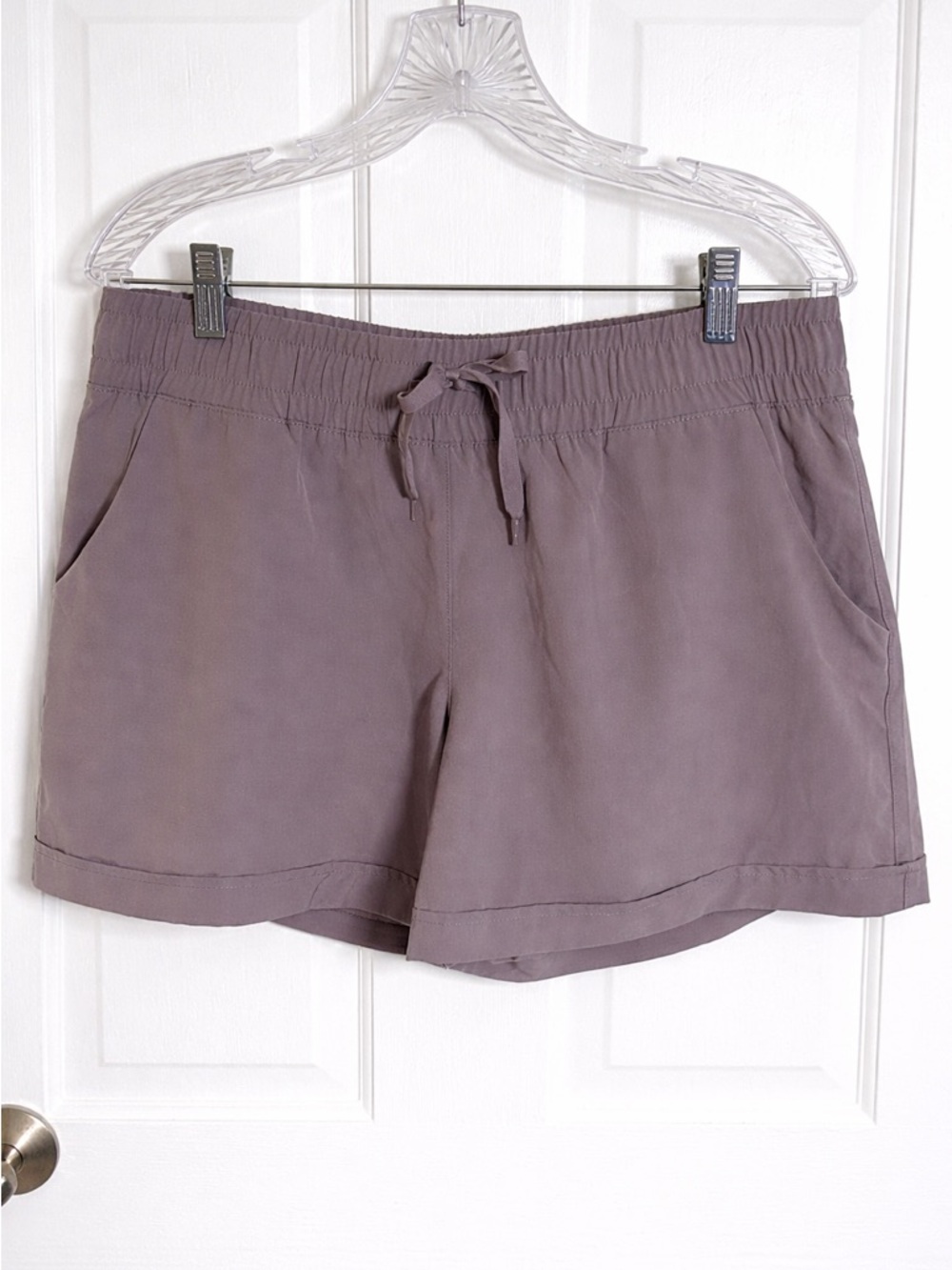 RBX Women's Drawstring Athletic Shorts - Mauve